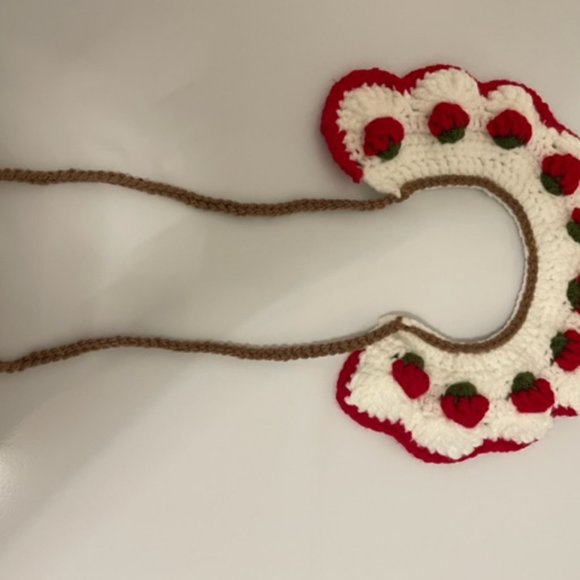 Crochet Handmade Pet Collar for Cats or Dogs - Picture 5 of 11